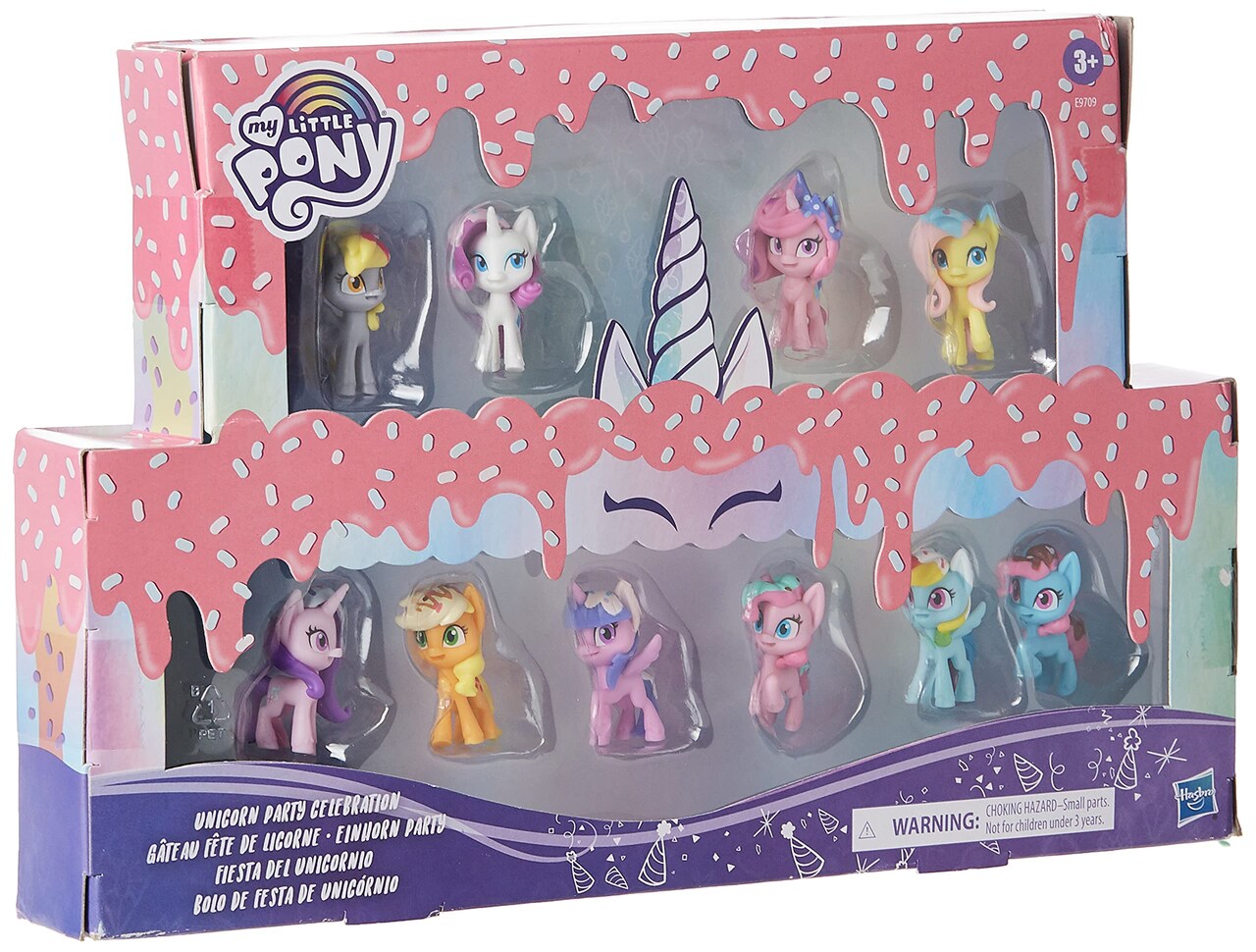 MLP My Little Pony Unicorn Party Celebration Mini Figure 10-Pack
